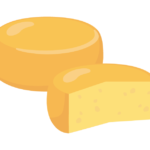 ゴーダチーズのイラスト