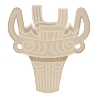 縄文時代の土器のイラスト