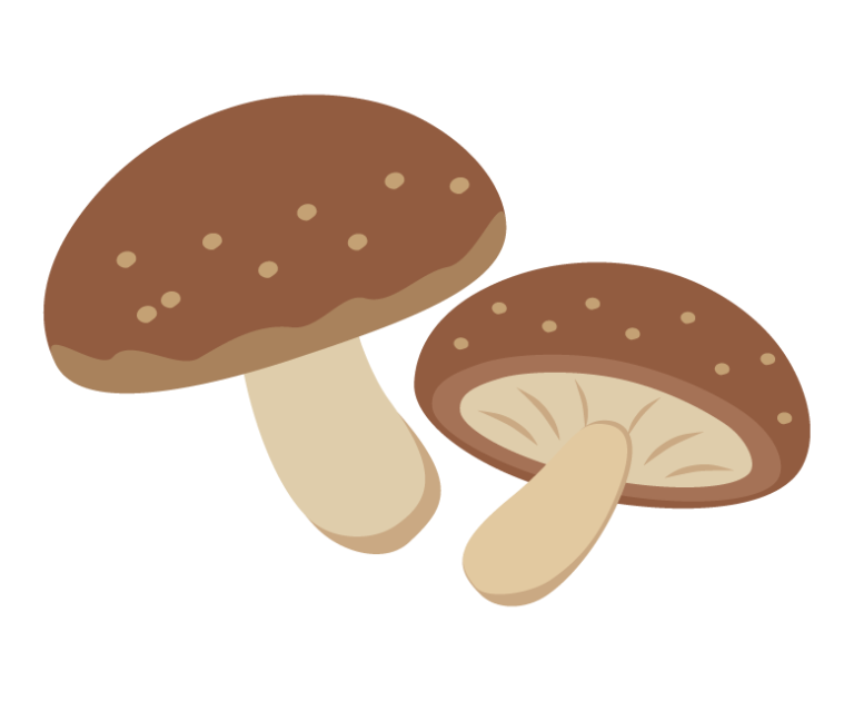椎茸のイラスト | 無料のフリー素材 イラストエイト