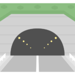 トンネルの出入り口のイラスト02