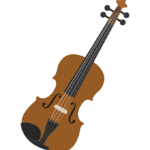 ヴァイオリン／バイオリンのイラスト