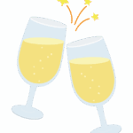 乾杯のイメージイラスト