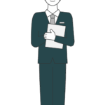 ウエディングプランナー（男性）のイラスト
