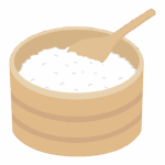 おひつご飯のイラスト