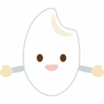 お米のキャラクターのイラスト