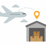 空輸のイメージイラスト