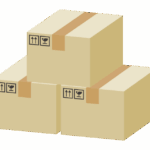 ダンボール箱／荷物のイラスト