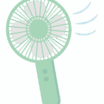 ハンディファンのイラスト