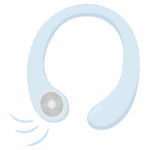 ネックファンのイラスト