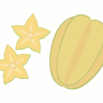 スターフルーツのイラスト
