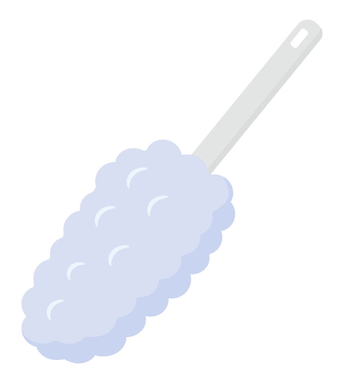 ハンディモップのイラスト