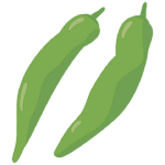 しし唐のイラスト