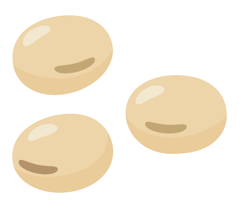 大豆のイラスト