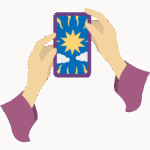 タロット占いのイラスト