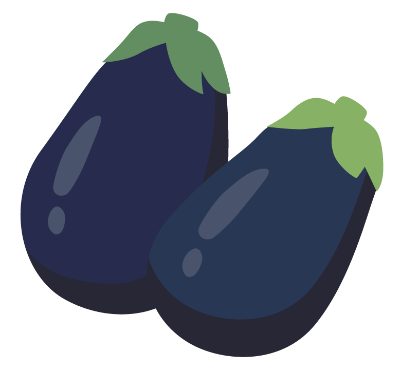 米茄子のイラスト