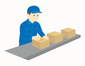 工場作業員のイラスト