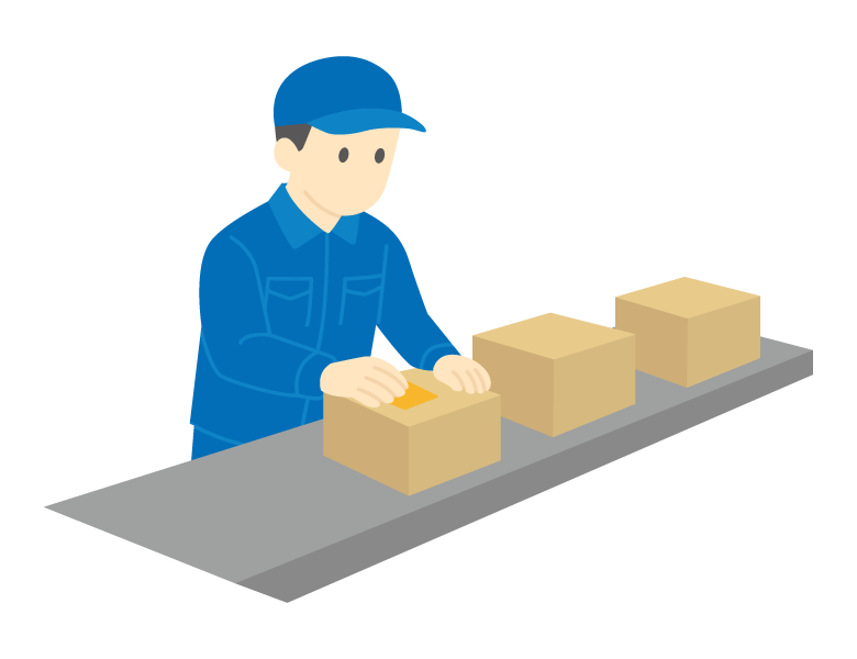 工場作業員のイラスト