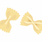 ファルファーレ・パスタのイラスト