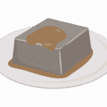 ごま豆腐のイラスト