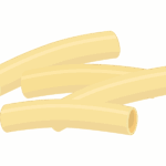 マカロニ・パスタのイラスト