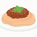 ボロネーゼのイラスト