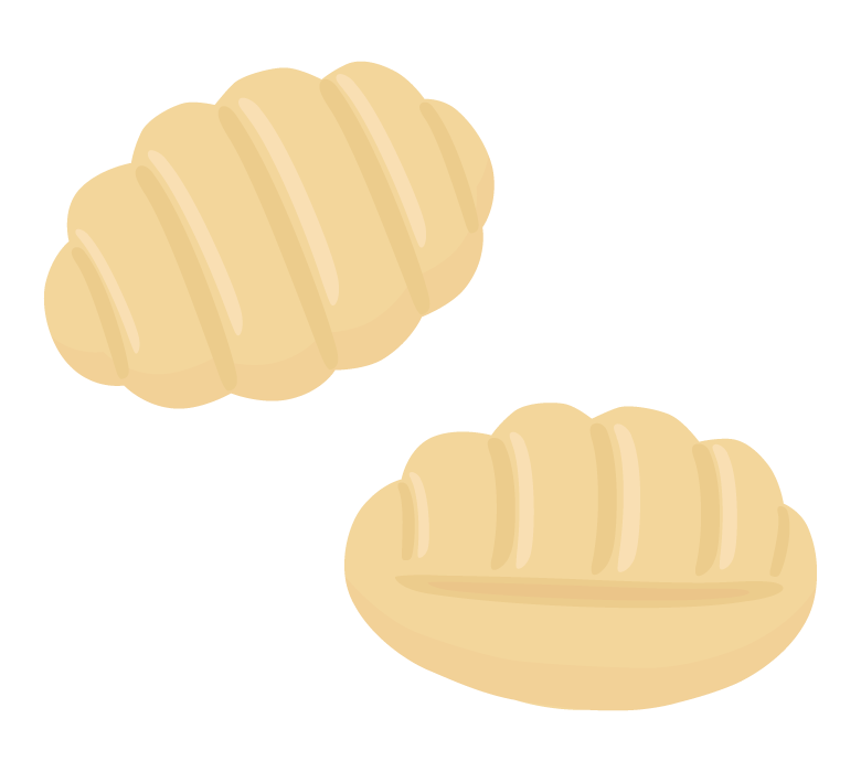 ニョッキのイラスト