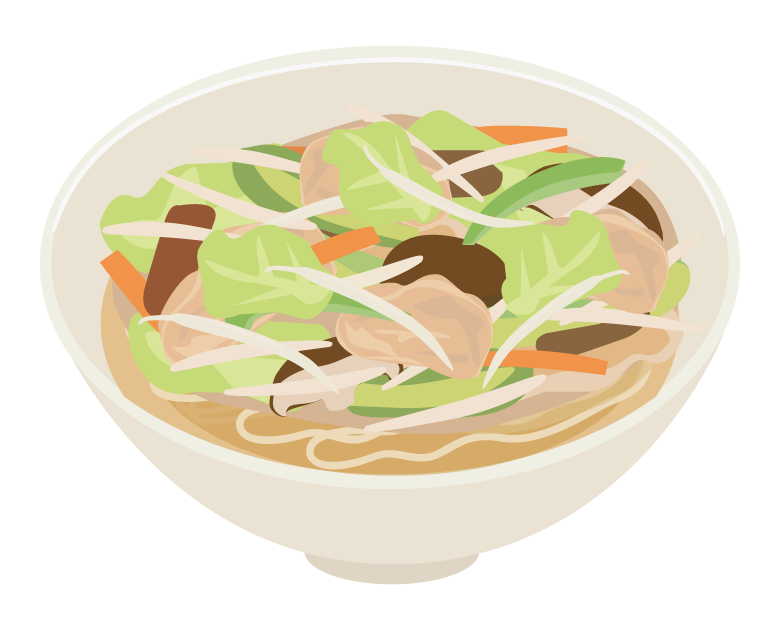 タンメンのイラスト