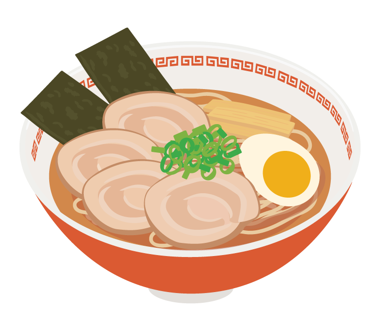チャーシューメンのイラスト