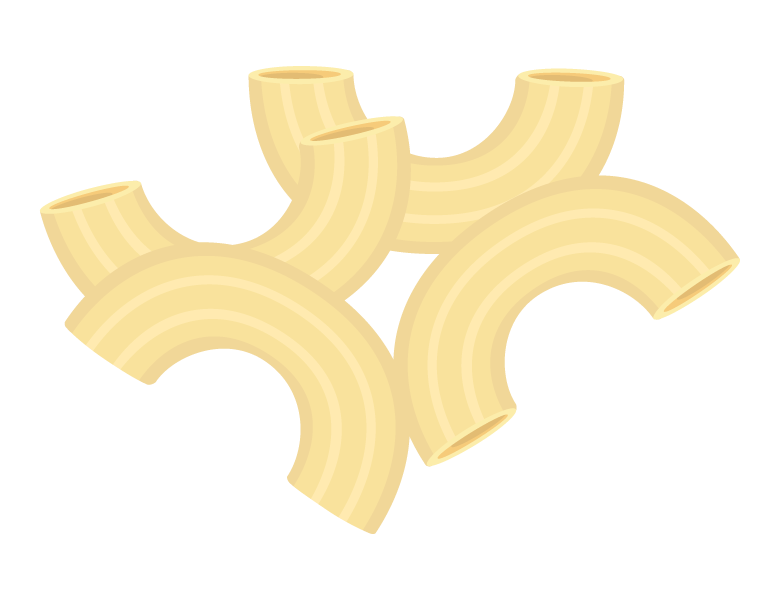 サラダマカロニのイラスト