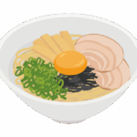 油そばのイラスト