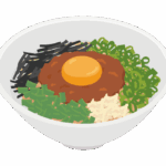 まぜそばのイラスト