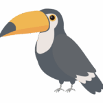 オオハシのイラスト