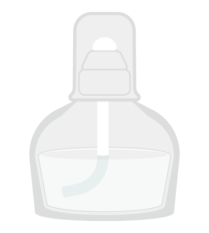 アルコールランプのイラスト