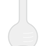 丸底フラスコのイラスト