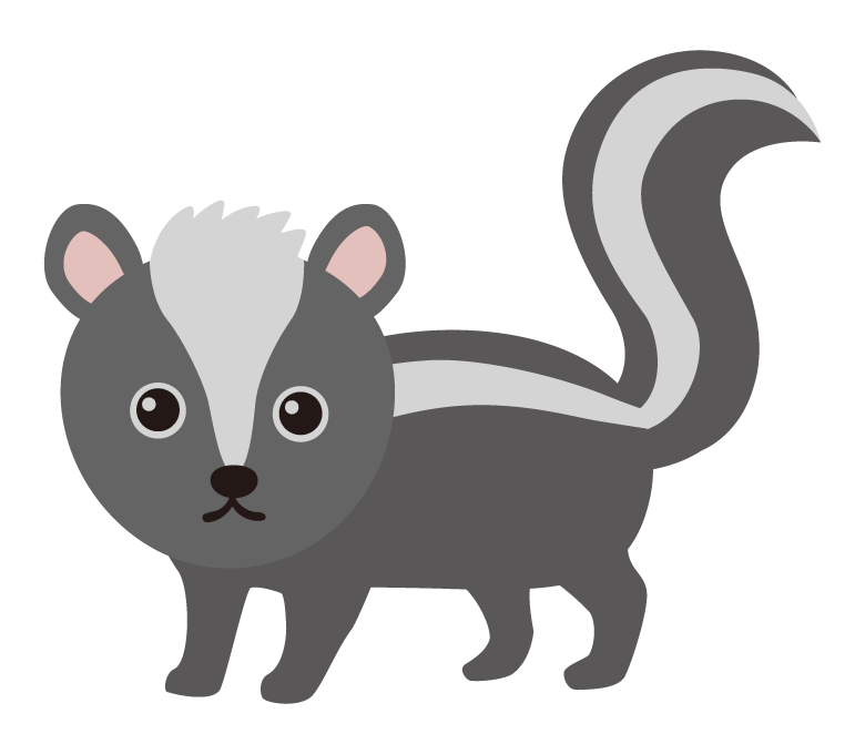 スカンクのイラスト
