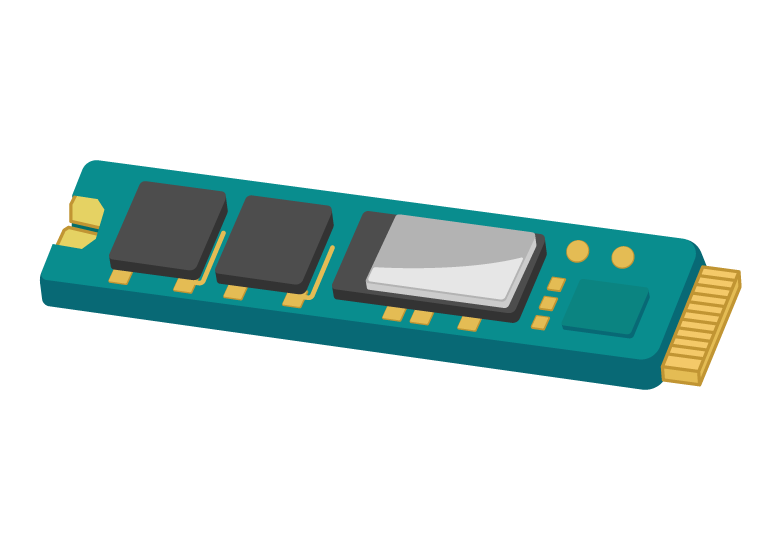 電子パーツ／半導体のイメージイラスト