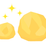 金塊のイラスト