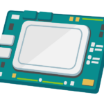 電子パーツや基盤のイラスト