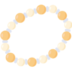 パワーストーン／天然石のブレスレットのイラスト