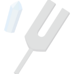 音叉のイラスト