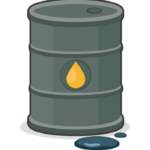 原油や石油のイラスト