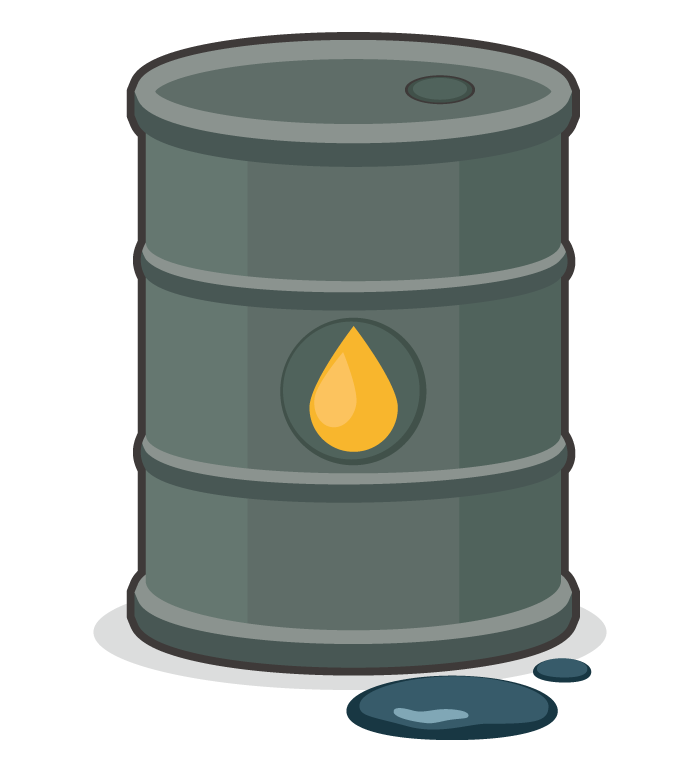 原油や石油のイラスト