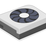 PCの冷却ファンのイラスト