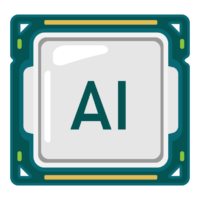 AIチップのイラスト