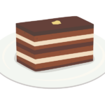 オペラ（ケーキ）のイラスト