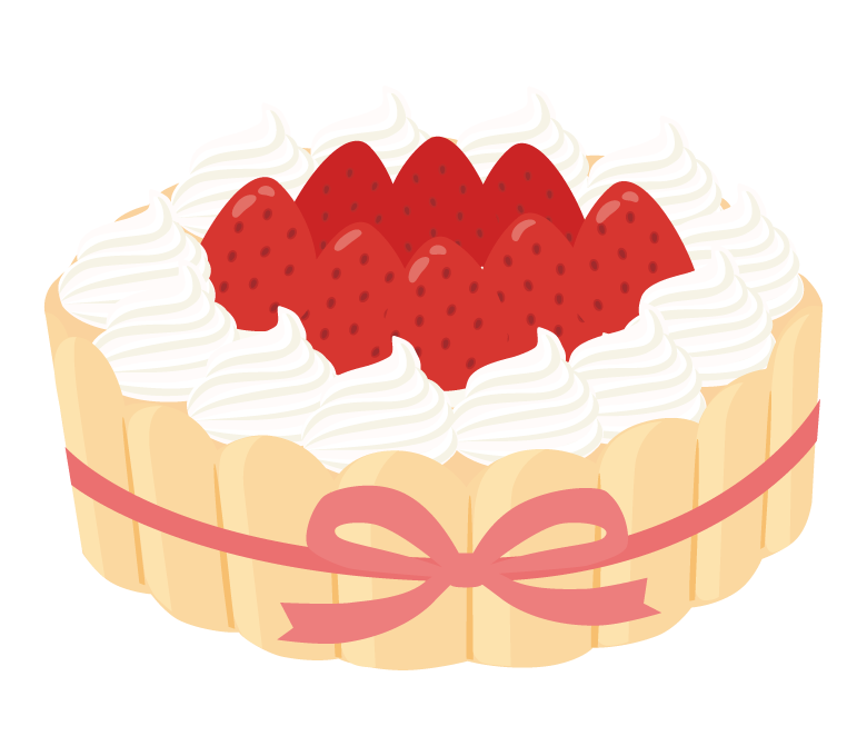 シャルロット（ケーキ）のイラスト