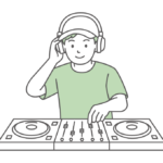 DJのイラスト