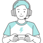 eスポーツ選手のイラスト