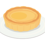 エッグタルトのイラスト