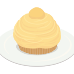 モンブランのイラスト